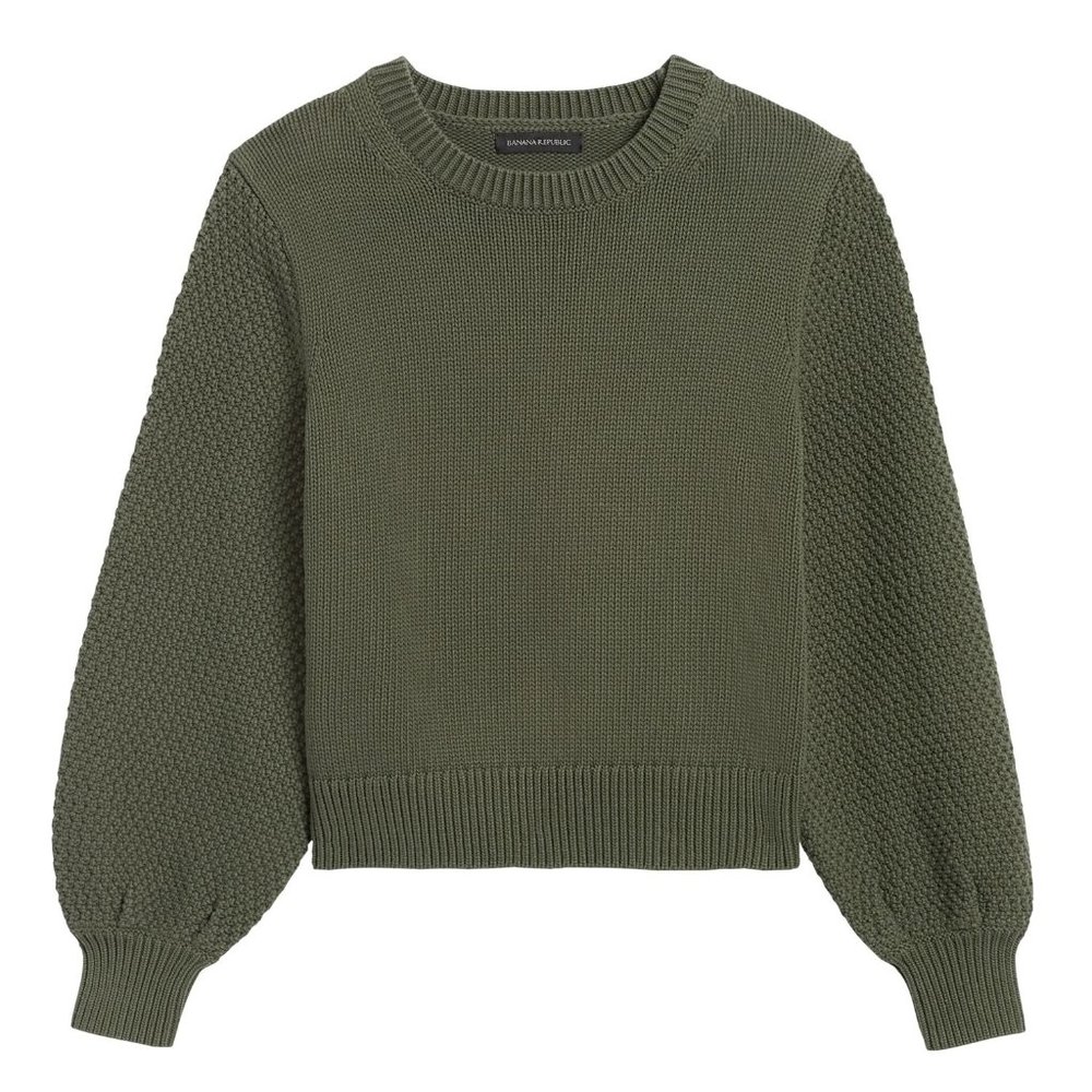 Banana Republic Textured Crew Sweater